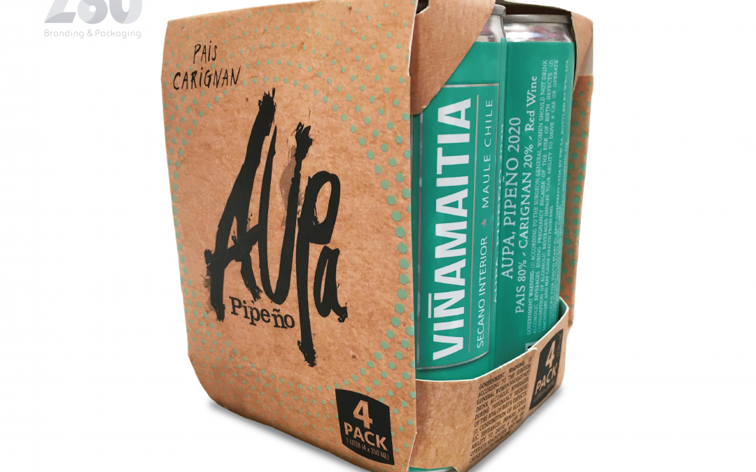 Lata y 4 Pack Aupa Pipeño